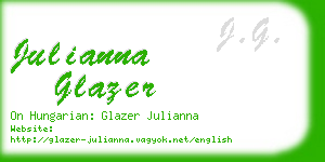 julianna glazer business card